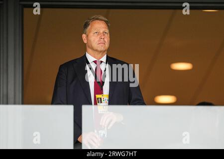 Rotterdam, Niederlande. September 2023. Rotterdam - Pieter Smorenburg während der 1. Etappe der UEFA Youth League zwischen Feyenoord O19 gegen Celtic O19 am 19. September 2023 in Nieuw Varkenoord in Rotterdam, Niederlande. Anrede: Box to Box Pictures/Alamy Live News Stockfoto