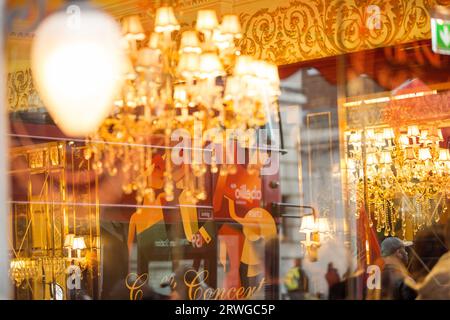 Ein Café im Zentrum Londons. Stockfoto