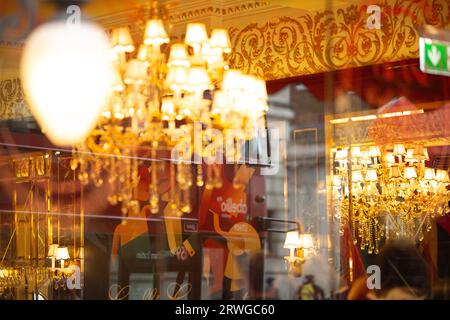 Ein Café im Zentrum Londons. Stockfoto