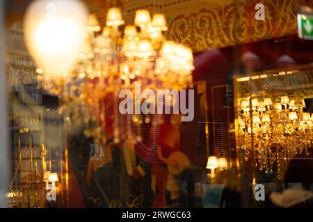 Ein Café im Zentrum Londons. Stockfoto