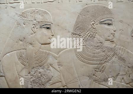 Das Grab des Ramose, Wesir und Gouverneur von Theben, alten Anlegestelle, Westjordanland Luxor Ägypten Stockfoto