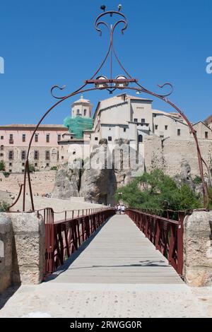 Puente de San Pablo en Cuenca Stockfoto