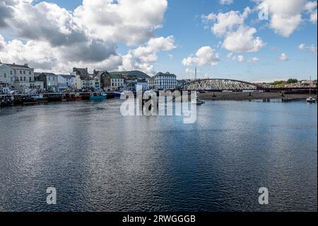 Douglas Harbour auf der Isle of man Stockfoto