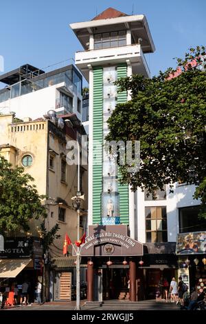 Thang Long Water Puppet Theatre (Nhà Hát Múa Rối Thăng Long), Hanoi, Vietnam, am Tag Stockfoto