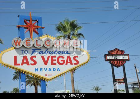 las Vegas / Nevada USA / 06. September 2019 / Tourits at Welcome to Fabulous La Vegas Nevada united states of America (Foto: Francis joseph Dean/Dean Pictures) Stockfoto