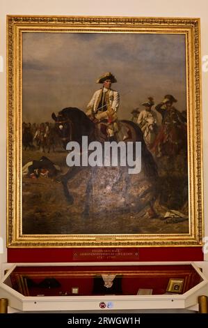 Wien, Österreich. Militärhistorisches Museum Wien. Ölgemälde Feldmarschall Gideon Ernst Freiherr von Laudon 1717-1790 Stockfoto