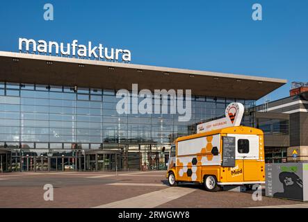 Manufaktura Shopping Mall, Łódź, Lodz, Polen Stockfoto