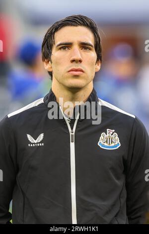 Mailand, Italien. September 2023. Milano, Italien - 18. september 2023 - A.C. Milan vs Newcastle United fc Champions League - sandro tonali newcastle Credit: Kines Milano/Alamy Live News Stockfoto