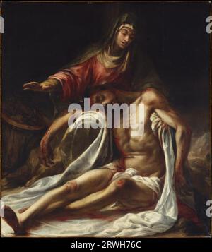 Pieta, Ölgemälde des spanischen Künstlers Juan de Valdes Leal, CA. 1657–60 Stockfoto