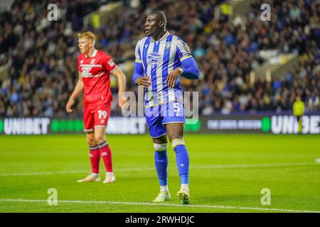 Sheffield, Großbritannien. September 2023. Sheffield Wednesday Verteidiger Bambo Diaby (5) während des Sheffield Wednesday FC gegen Middlesbrough FC EFL Sky Bet Championship Match im Hillsborough Stadium, Sheffield, Großbritannien am 19. September 2023 Credit: Every Second Media/Alamy Live News Stockfoto