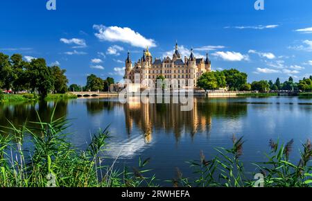 Schloss Schwerin in Mecklenburg-Vorpommern, Deutschland Stockfoto