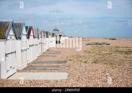 Worthing Beach, West Sussex, Stockfoto