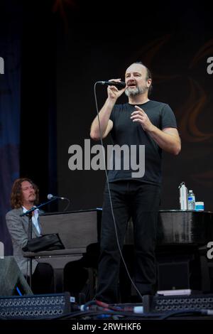 Wilson & Wakeman beim Cropredy Festival Oxfordshire am 10. August 2023 Stockfoto