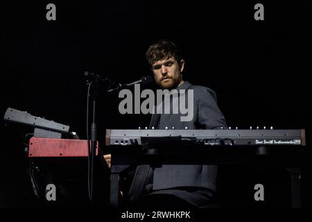 Mailand, Italien. September 2023. MAILAND, ITALIEN – 18. SEPTEMBER: James Blake tritt am 18. September 2023 bei der Fabrique Milan in Mailand auf. (Foto: Roberto Finizio/NurPhoto) Credit: NurPhoto SRL/Alamy Live News Stockfoto