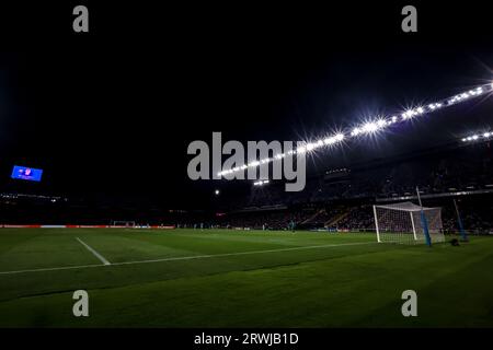 Barcelona, Spanien. September 2023. BARCELONA, SPANIEN - 19. SEPTEMBER: Allgemeine Ansicht während des UEFA Champions League-Spiels zwischen dem FC Barcelona und Royal Antwerp FC bei den Estadi Olimpic Lluis Companys am 19. SEPTEMBER 2023 in Barcelona, Spanien Credit: DAX Images/Alamy Live News Stockfoto