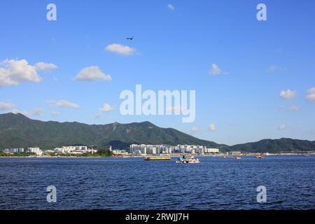 9. September 2023: Jinhaeru in Jinhae, Jinhae-gu, Changwon-si, Gyeongsangnam-do, Südkorea Stockfoto