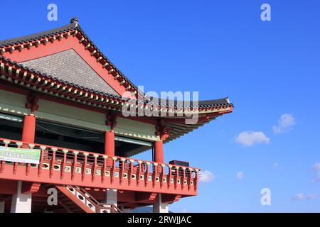 9. September 2023: Jinhaeru in Jinhae, Jinhae-gu, Changwon-si, Gyeongsangnam-do, Südkorea Stockfoto