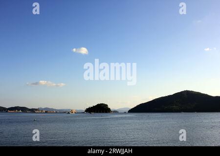 9. September 2023: Jinhaeru in Jinhae, Jinhae-gu, Changwon-si, Gyeongsangnam-do, Südkorea Stockfoto