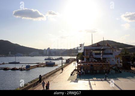 9. September 2023: Jinhaeru in Jinhae, Jinhae-gu, Changwon-si, Gyeongsangnam-do, Südkorea Stockfoto