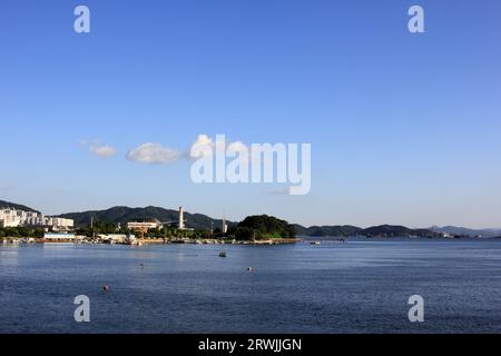 9. September 2023: Jinhaeru in Jinhae, Jinhae-gu, Changwon-si, Gyeongsangnam-do, Südkorea Stockfoto