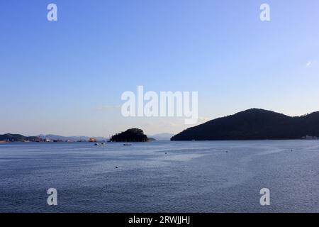 9. September 2023: Jinhaeru in Jinhae, Jinhae-gu, Changwon-si, Gyeongsangnam-do, Südkorea Stockfoto