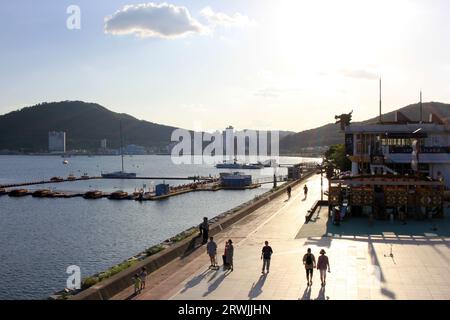 9. September 2023: Jinhaeru in Jinhae, Jinhae-gu, Changwon-si, Gyeongsangnam-do, Südkorea Stockfoto