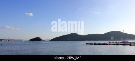 9. September 2023: Jinhaeru in Jinhae, Jinhae-gu, Changwon-si, Gyeongsangnam-do, Südkorea Stockfoto