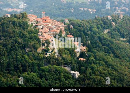 Das Heiligtum Santa Maria del Monte des Sacro Monte von Varese Stockfoto