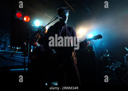 Mailand Italien 27. Oktober 2005: Robert Levon war Sänger und Gitarrist des Black Rebel Motorcycle Club im Transilvania Club Stockfoto