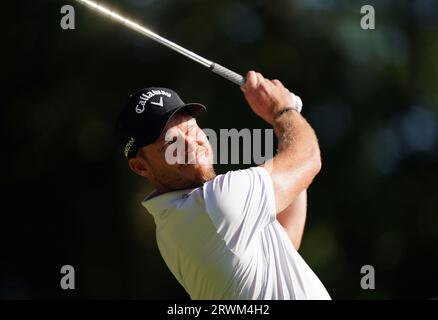 Dateifoto vom 15.09.2023 von Danny Willett. Der ehemalige Meister Danny Willett wird sechs Monate lang durch eine Schulterverletzung an den Rand gedrängt, was seinen zweiten BMW PGA Championship-Titel ruinierte. Ausgabedatum: Mittwoch, 20. September 2023. Stockfoto