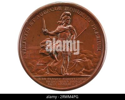 Medaille, Francois Louis Teissedre de Fleury am Stony Point, 1880, Vorderseite. 1991.0009.0549. Stockfoto