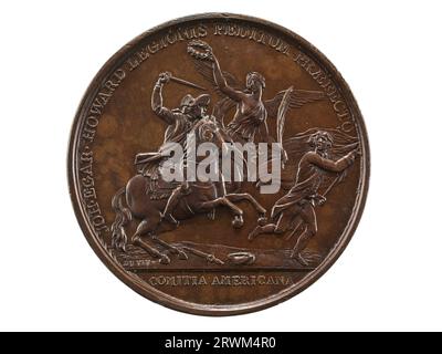 Medal, John Eager Howard at the Cowpens, 1781, Vorderseite. 1991.0009.0561. Stockfoto