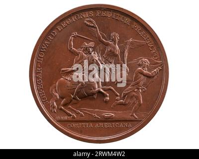 Medal, John Eager Howard at the Cowpens, 1781, Vorderseite. 1991.0357.0152. Stockfoto