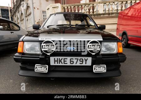 Ford Escort RS1600i. Blackpool Ford Day 2023. Stockfoto