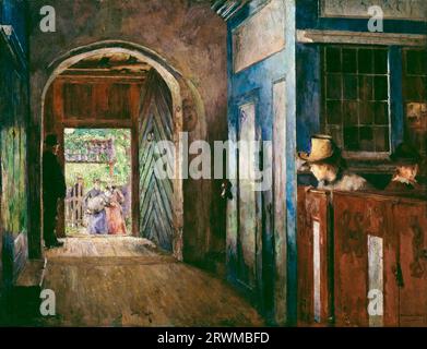 Harriet Backer - Taufe in der Tanum-Kirche - 1892 Stockfoto