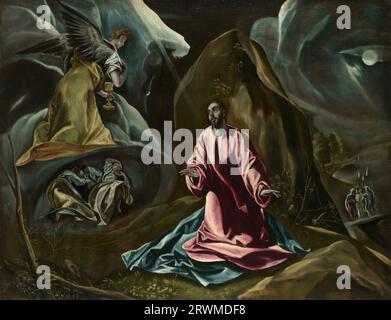 Die Qual im Garten von Gethsemane * El Greco (1541-1614) Stockfoto