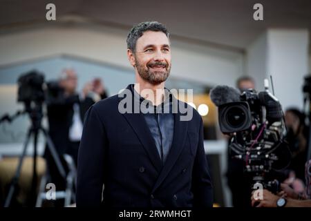 VENEDIG, ITALIEN - 7. SEPTEMBER: Raoul Bova besucht einen roten Teppich für den Film „Lubo“ beim 80. Internationalen Filmfestival von Venedig am 7. SEPTEMBER 20 Stockfoto