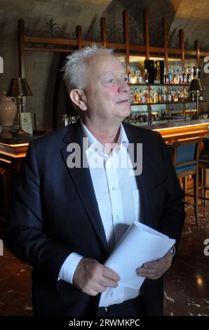 Palermo, Italien. September 2023. Palermo - Palermo. Eddie Wilson CEO von Ryanair, Pressekonferenz über die hohen Kosten von Flügen in Italien. Nur Für Redaktionelle Nutzung Kredit: Unabhängige Fotoagentur/Alamy Live News Stockfoto