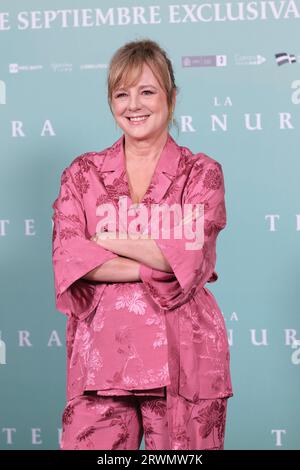 Madrid, Spanien. September 2023. Emma Suarez nimmt am 20. September 2023 in Madrid, Spanien, am Fototermin „La Ternura“ im Hotel URSO Teil. (Foto: Oscar Gonzalez/SIPA USA) (Foto: Oscar Gonzalez/SIPA USA) Credit: SIPA USA/Alamy Live News Stockfoto