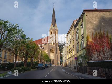 St. Nikolaikirche - Innsbruck, Österreich Stockfoto