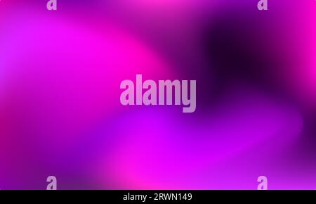 Hintergrundvektor des abstrakten Verlaufsgitters für Weichzeichnen. Moderne, glatte Designvorlage mit dunkelvioletten und schwarzen Farben. Geeignet für Poster, Website Stock Vektor