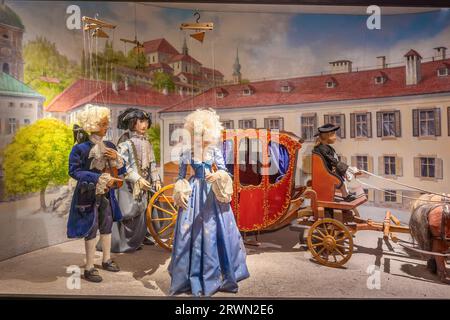 Marionettenmuseum in der Festung Hohensalzburg - Salzburg, Österreich Stockfoto