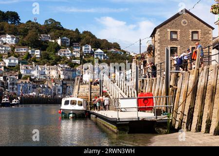 Der Hafen in Looe, Cornwall, England, Großbritannien Stockfoto