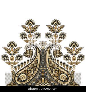 Eine komplizierte und detaillierte Zeichnung auf einer leeren Leinwand Stock Vektor