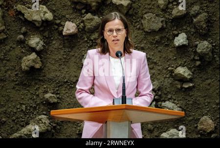DER HAAG - Mirjam Bikker Christian Union am ersten Tag der Allgemeinen politischen Reflexionen. ANP ROBIN UTRECHT niederlande aus - belgien aus Stockfoto