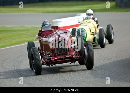 1933 Alfa Romeo 8C 2300 Monza im Goodwood Trophy Rennen beim Goodwood Revival Meeting am 8. September 2023 in Chichester, England. ©2023 Copyright Michae Stockfoto