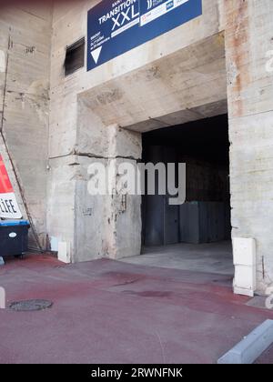 Basis-Sous-Marine, U-Boot-Stifte, Saint Nazaire Stockfoto