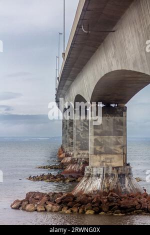 Confederation Bridge, zwischen New Brunswick und Prince Edward Island, Kanada Stockfoto