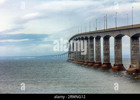 Confederation Bridge, zwischen New Brunswick und Prince Edward Island, Kanada Stockfoto