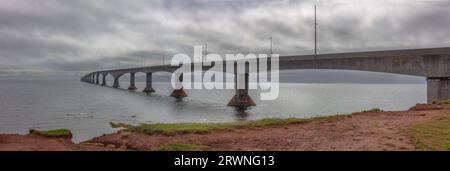 Confederation Bridge, zwischen New Brunswick und Prince Edward Island, Kanada Stockfoto